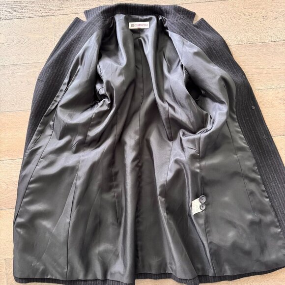 Korean Vintage Compagna Wool Striped Blazer - Picture 7 of 9